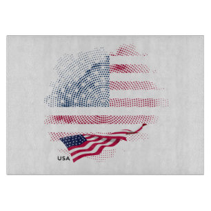 Planche À Découper Drapeau USA