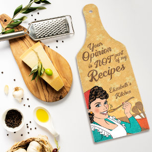 Planche À Découper Drôle cadeau de table de découpe de recettes