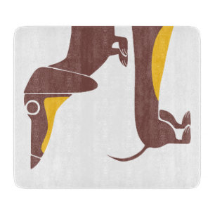 Planche À Découper Drôle mignon dachshund pour parent chien long