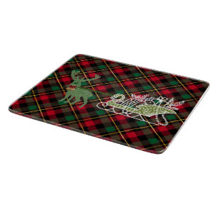 Planche À Découper drôle Noël Deer Topiary Sleigh
