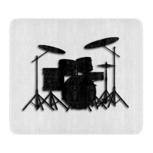 Planche À Découper Drums Musique Design