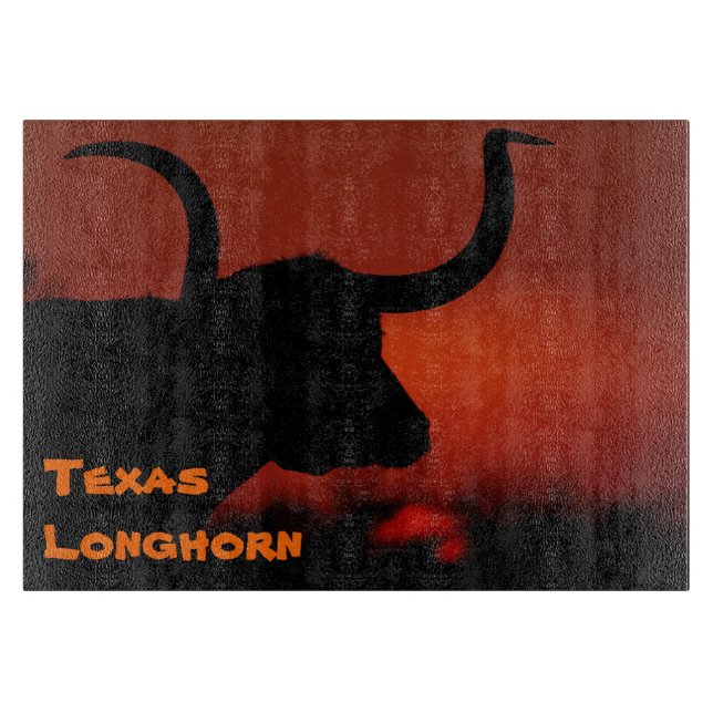 Planche à découper du Texas Longhorn (Devant)