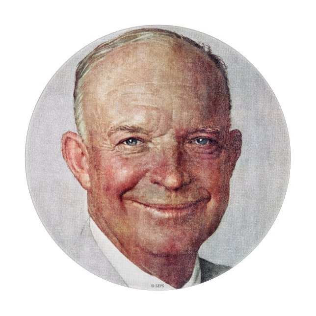 Planche À Découper Dwight David Eisenhower (Devant)