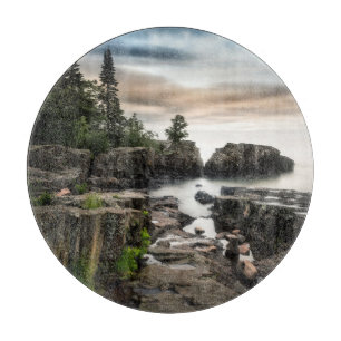 Planche À Découper Eau   Lac Supérieur Grand Marais, Minnesota