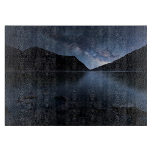 Planche À Découper Eau   Lakeshore la nuit