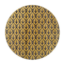 Écailles de dragon Art Déco - Écailles bleues et d