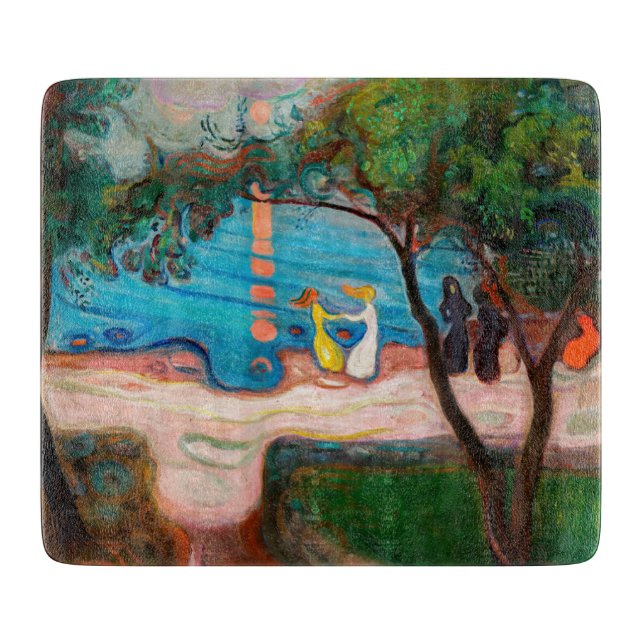 Planche À Découper Edvard Munch - Danse sur la plage (Devant)