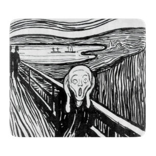 Planche À Découper Edvard Munch - La lithographie de cri