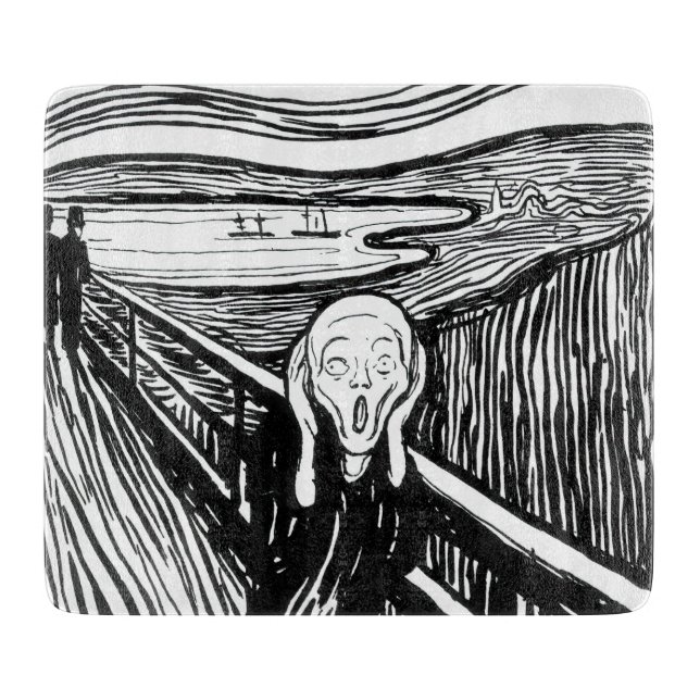 Planche À Découper Edvard Munch - La lithographie de cri (Devant)