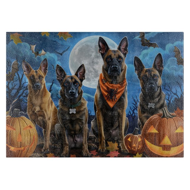 Planche À Découper Éffrayant belge de Malinoi Halloween (Devant)