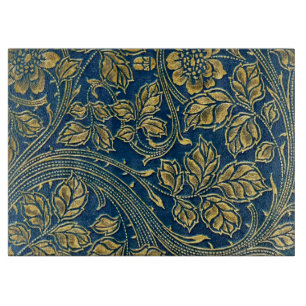 Planche à découper Élégance Bleu Doré