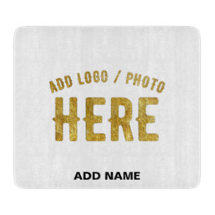 PLANCHE À DÉCOUPER ÉLÉGANT BLANC PERSONNALISABLE MODERNE MARQUE VÉRIF