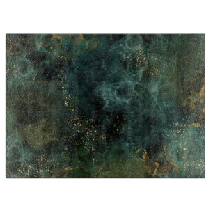 Planche À Découper Élégant émeraude profonde