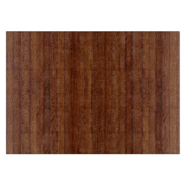 Planche À Découper Elégant et beau Motif de bois d'aspect naturel (Devant)