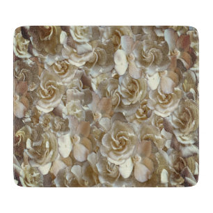Planche À Découper Élégant Rose floral Motif pétal