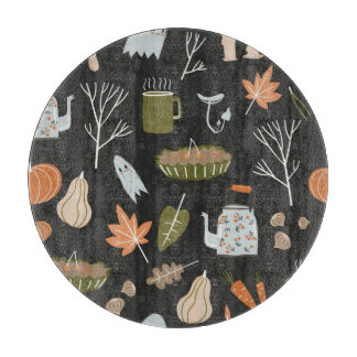 Planche À Découper Eléments Chaleureux : Chaleureux Motif.