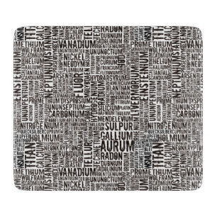 Planche À Découper Éléments chimiques