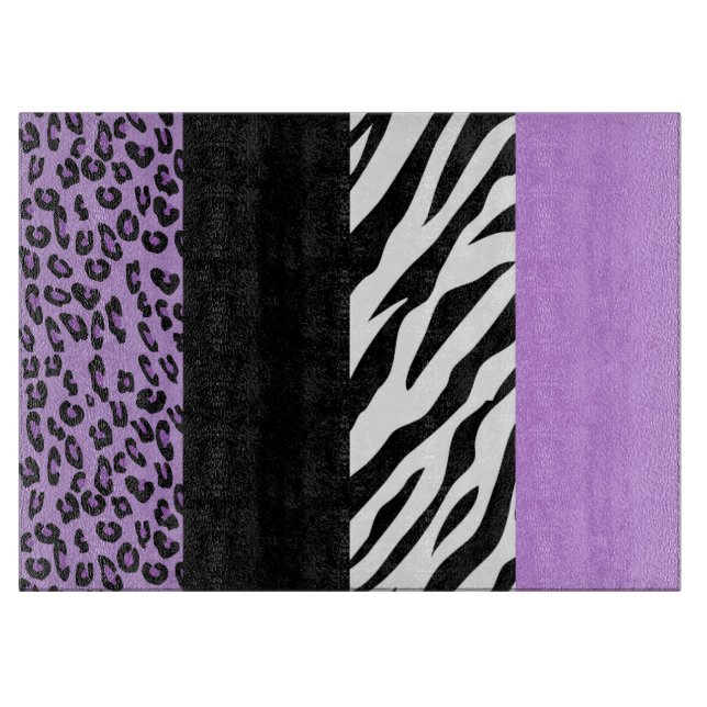 Planche À Découper Empreinte de léopard, Zebra Print, Poster de anima (Devant)