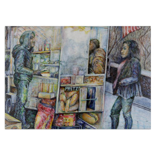 Planche À Découper En amour avec les problèmes, et en difficulté avec