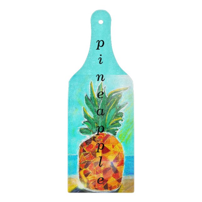 Planche à découper en ananas (Devant)