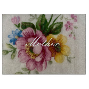 Planche à découper en porcelaine inspirée