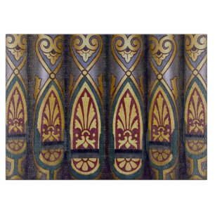 Planche à découper en tuyaux d'orgue multicolores