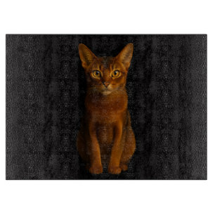 Planche à découper en verre Black 4 Luxe Abyssinia