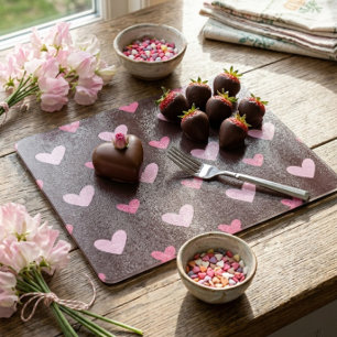 Planche à découper en verre Chéri(e)