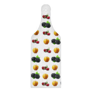 Planche à découper en verre de fruits