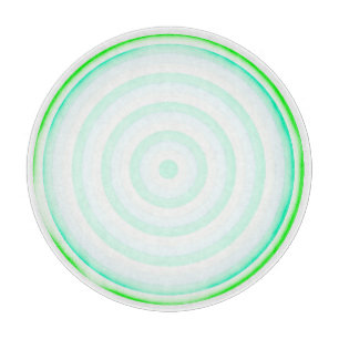 Planche à découper en verre décoratif avec design