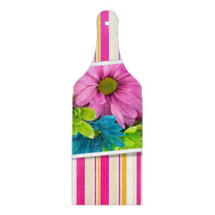 Planche à découper en verre Floral