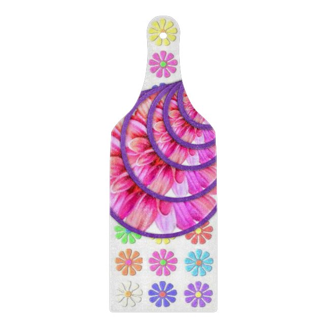 Planche à découper en verre Floral (Devant)