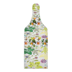 Planche à découper en verre Floral