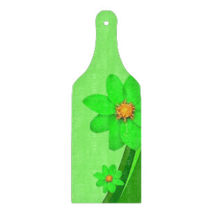 Planche à découper en verre Floral