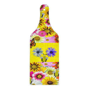 Planche à découper en verre Floral