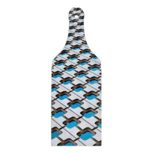 Planche à découper en verre Gris Bleu