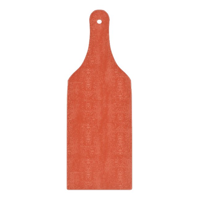Planche à découper en verre orange choquant (Devant)