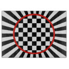 Planche à découper en verre ronde décorative Jeste