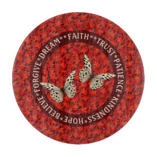 Planche À Découper encouraging Words Affaire Leaves