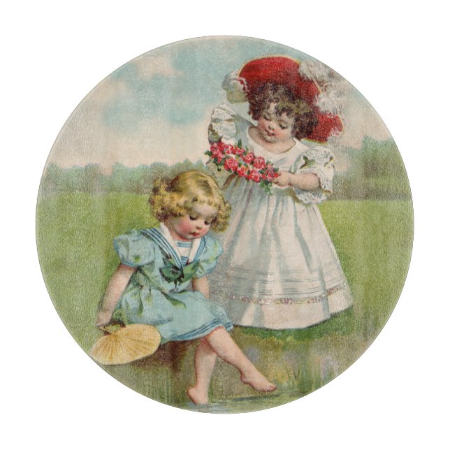 Planche À Découper Enfants victoriens (Devant)