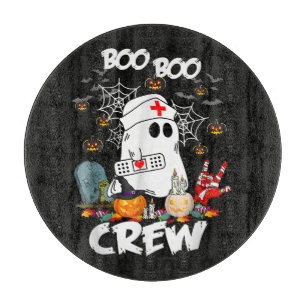 Planche À Découper Équipage Boo Boo Infirmière Fantôme Halloween Épou