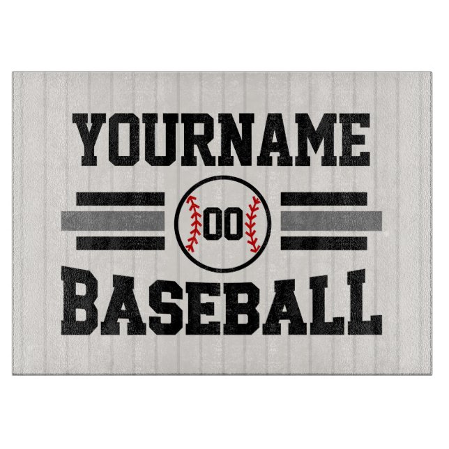 Planche À Découper Équipe de joueurs de baseball rétro personnalisés  (Devant)