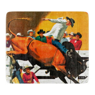 Planche À Découper Équitation de Taureau par Fred Ludekens