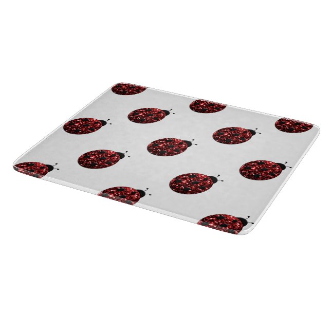 Planche À Découper Étincelle rouge étincelante Ladybird motif (Coin)