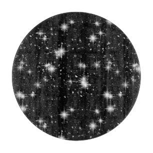 Planche À Découper Étoiles brillantes lumineuses dans l'espace