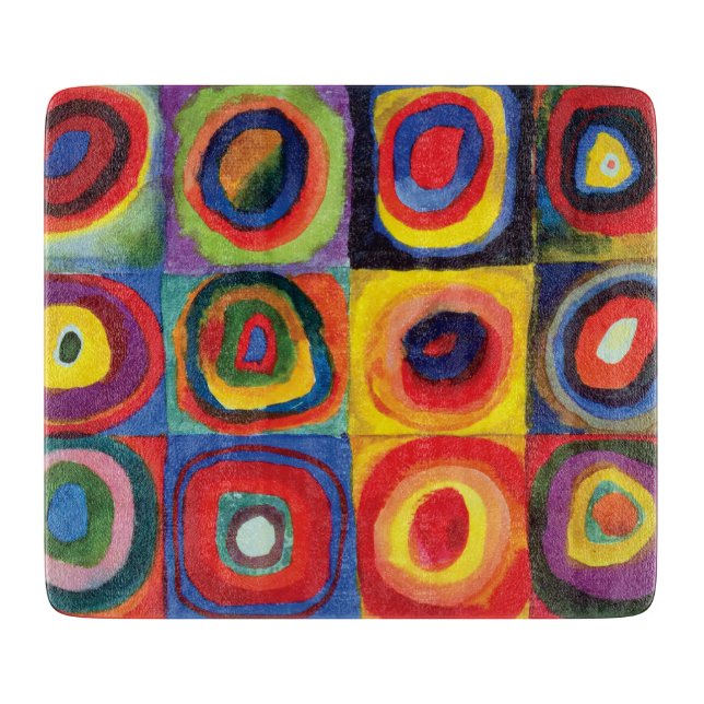 Planche À Découper Étude de couleur par Wassily Kandinsky (Devant)