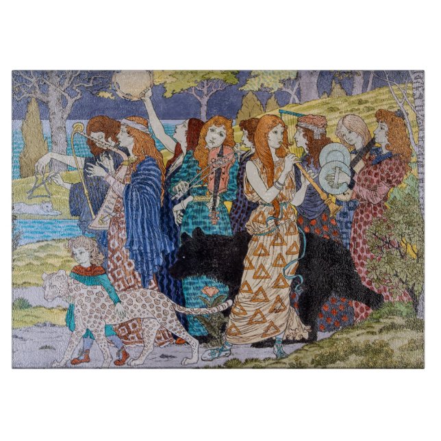 Planche À Découper Eugene Grasset - Panneau décoratif Harmony (Devant)