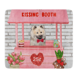 Planche À Découper Eurasier Chien Valentine's Day Kissing Booth