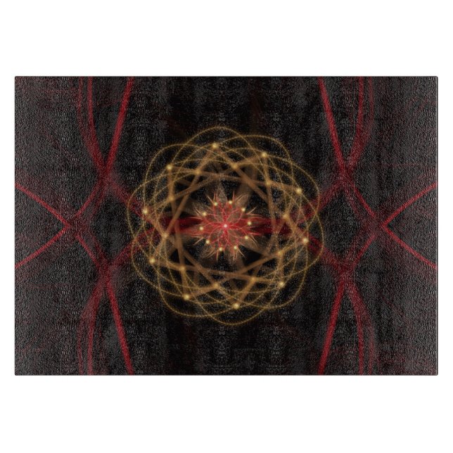 Planche À Découper Explosion Fractale Atomique (Devant)
