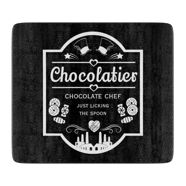 Planche À Découper Fabricant de chocolatier (Devant)